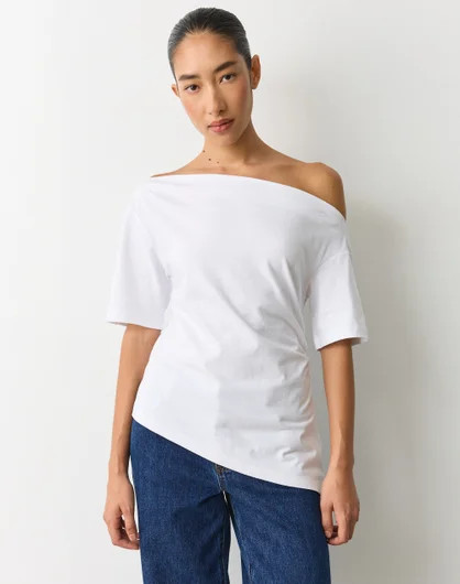Asymmetrical Off Shoulder Tee | Glassons (Australia)