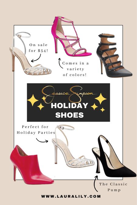 Jessica Simpson Holiday Shoes 
#holidayshoes #holidayoutfits #nsale #nordstrom #holidayheels #christmashoes #holidayoutfit #holidayoutfitideas

#LTKsalealert #LTKGiftGuide #LTKHoliday