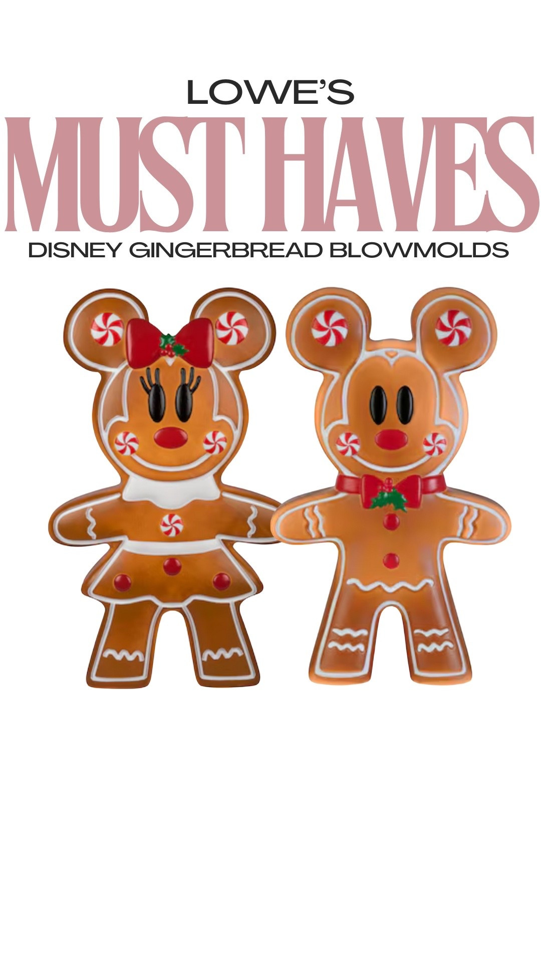 Disney Gingerbread Blowmolds! 

#LTKSeasonal #LTKHome #LTKU