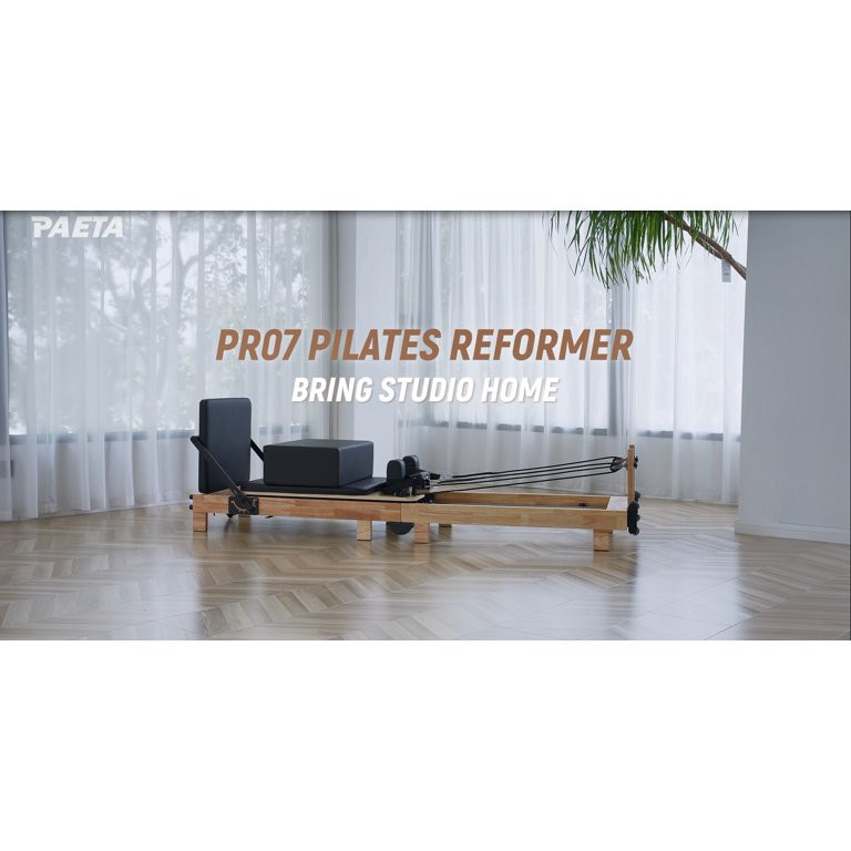 Syedee Pilates Reformer Machine, Wood Pilates Machine Bed Yoga Exercise Strength Training Equipme... | Walmart (US)