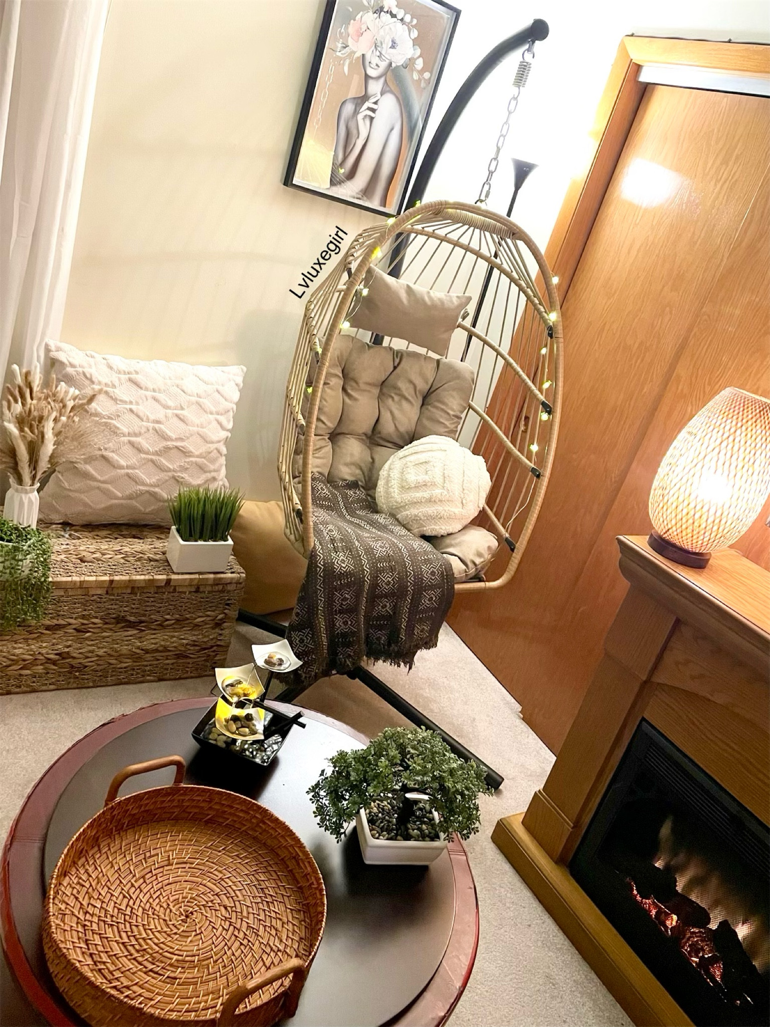 Egg chair Hanging Egg chair #eggchair Bohemian vibes Bohemian decor bohemian room transformation makeover #boho #bohemiandecor #bohemian #rattan #patiodecor #bohofurniture #lvluxegirl #youtube

#LTKSale #LTKFind #LTKhome