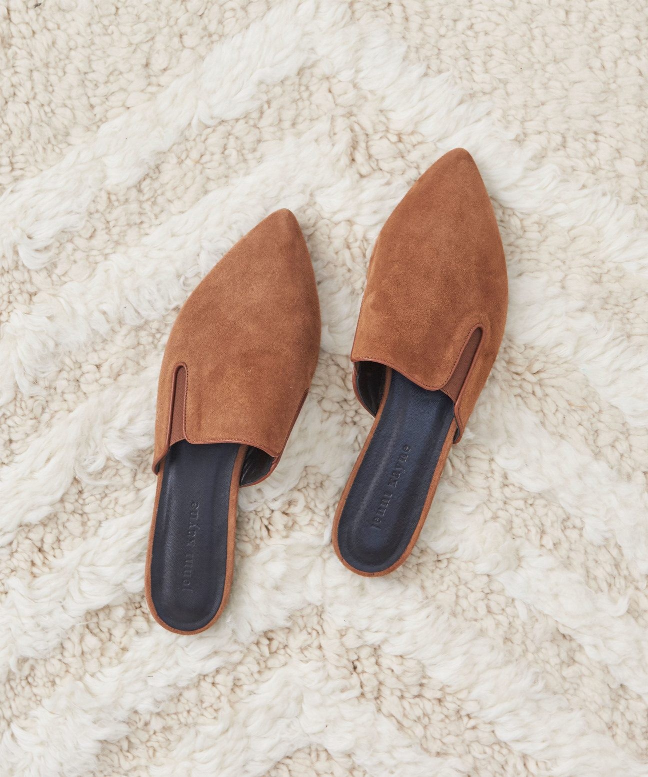 Suede Mule - Saddle | Jenni Kayne | Jenni Kayne