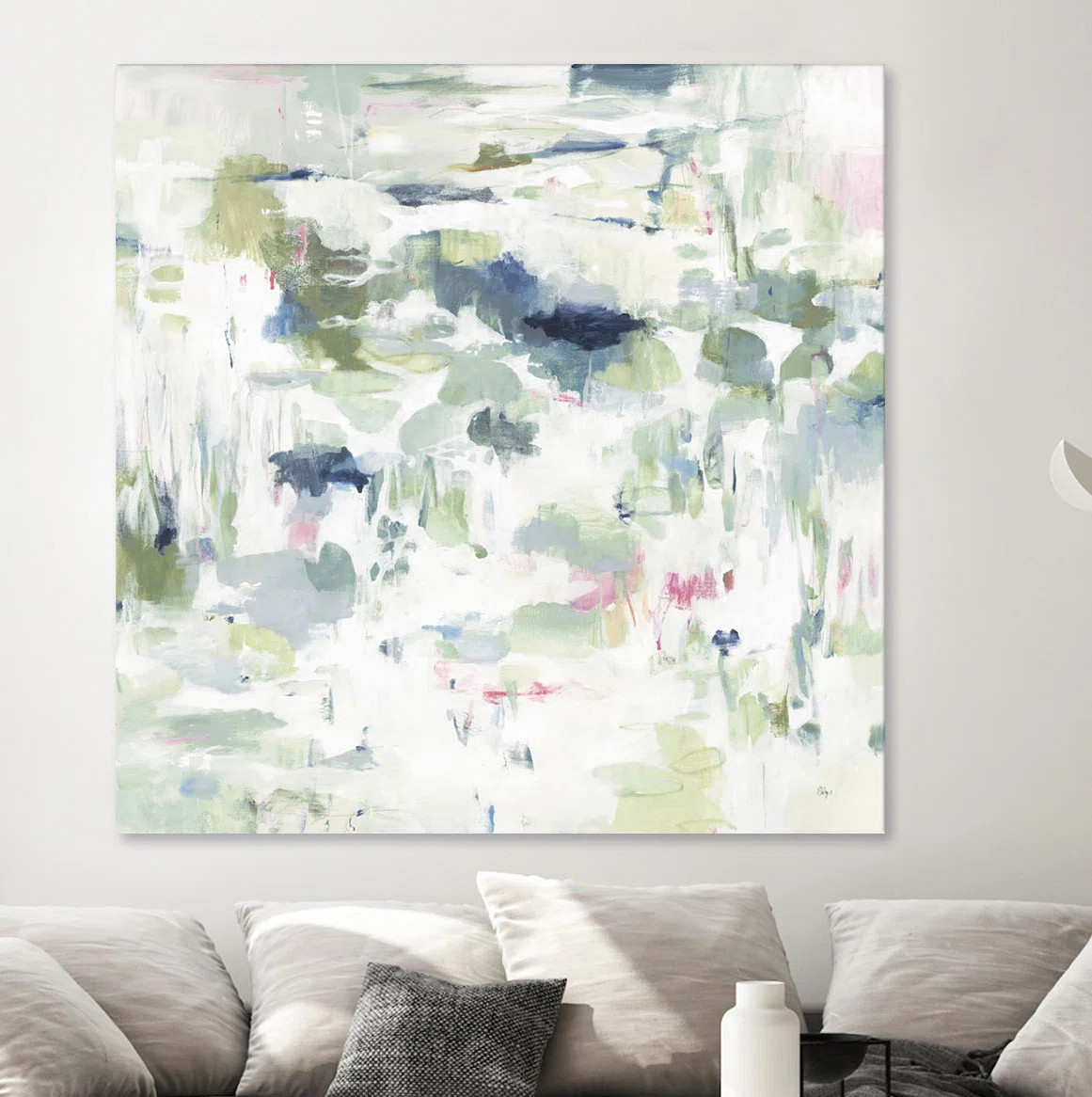 " Abstract Reflections " by Lisa Ridgers Painting Print | Wayfair North America