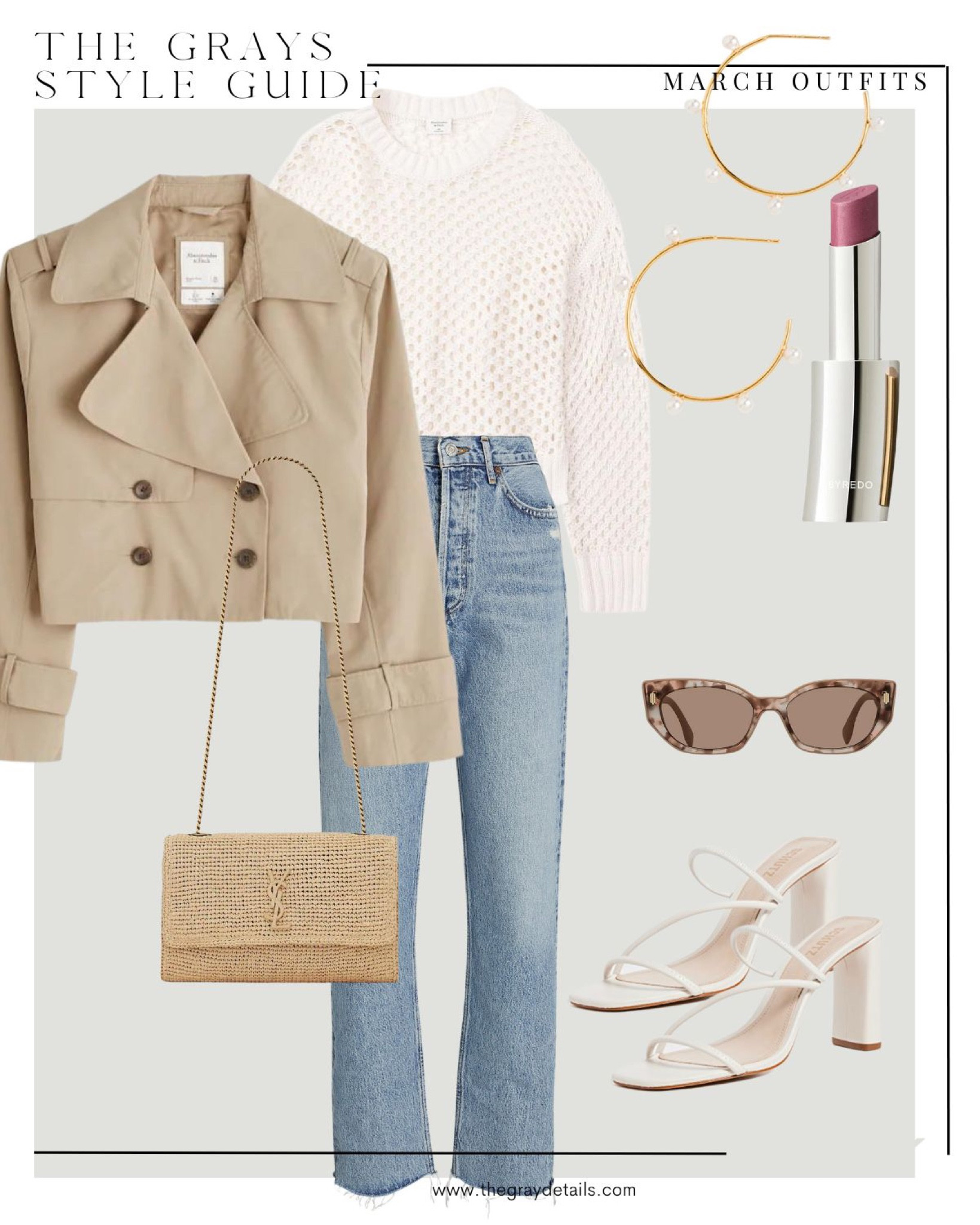 March outfit idea, cropped trench, Abercrombie, spring outfit, jeans 

#LTKstyletip #LTKunder100 #LTKFind