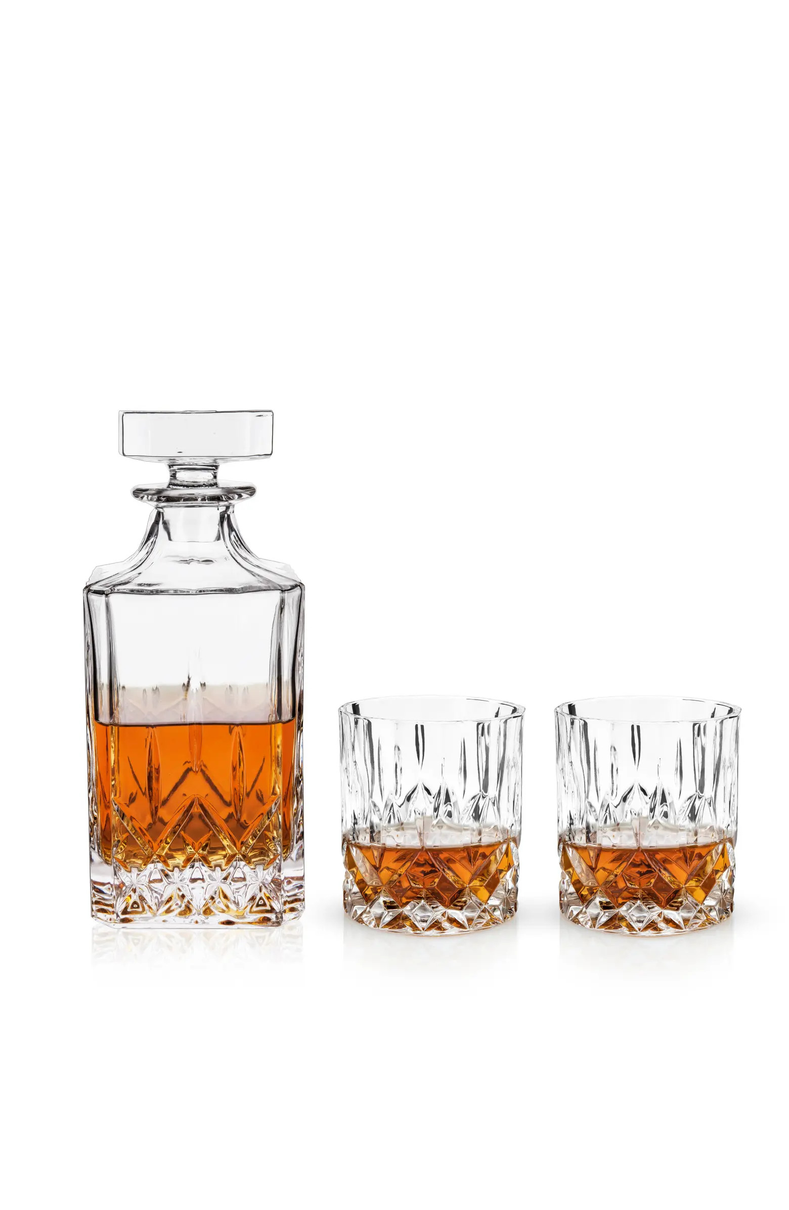 Viski Admiral Crystal 3-Piece Decanter & Tumbler Set | Nordstrom | Nordstrom