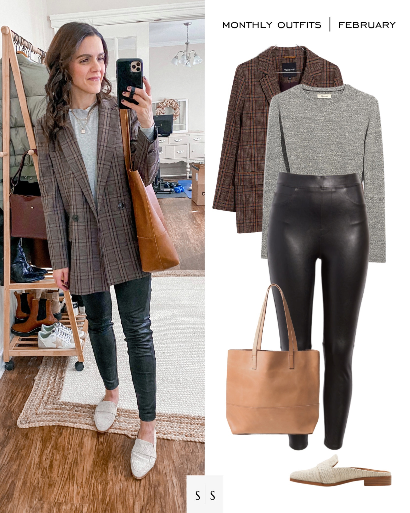 Monthly outfit planner : FEBRUARY looks | #chicstyle #blazer #fauxleatherpant #everydayoutfit #winterstyle #casualchic #springoutfit #winteroutfit | See entire calendar on thesarahstories.com ✨

#LTKstyletip