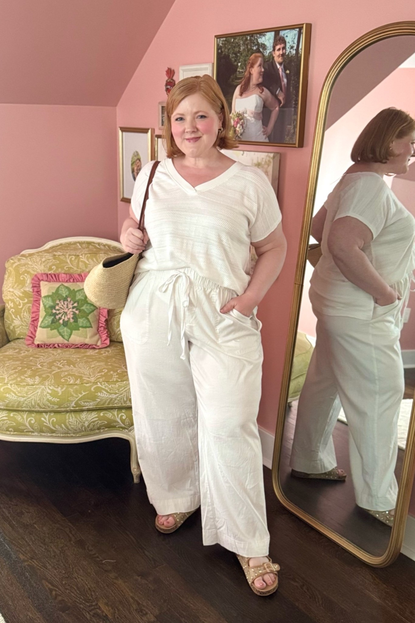 Casual White Summer Outfit

#LTKootd #LTKMidsize #LTKPlusSize