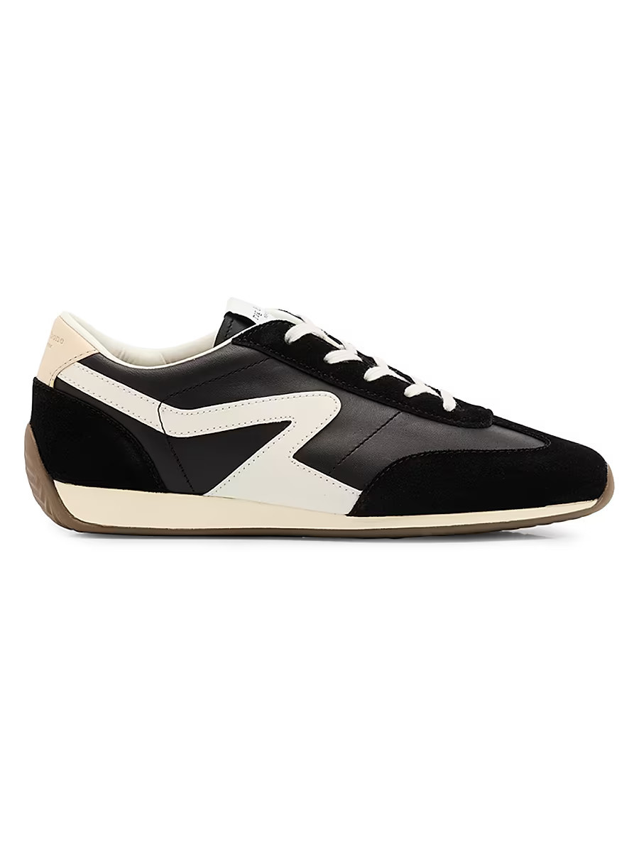Women's Retro Runner Slim Sneakers - Black - Size 8.5 | Saks Fifth Avenue