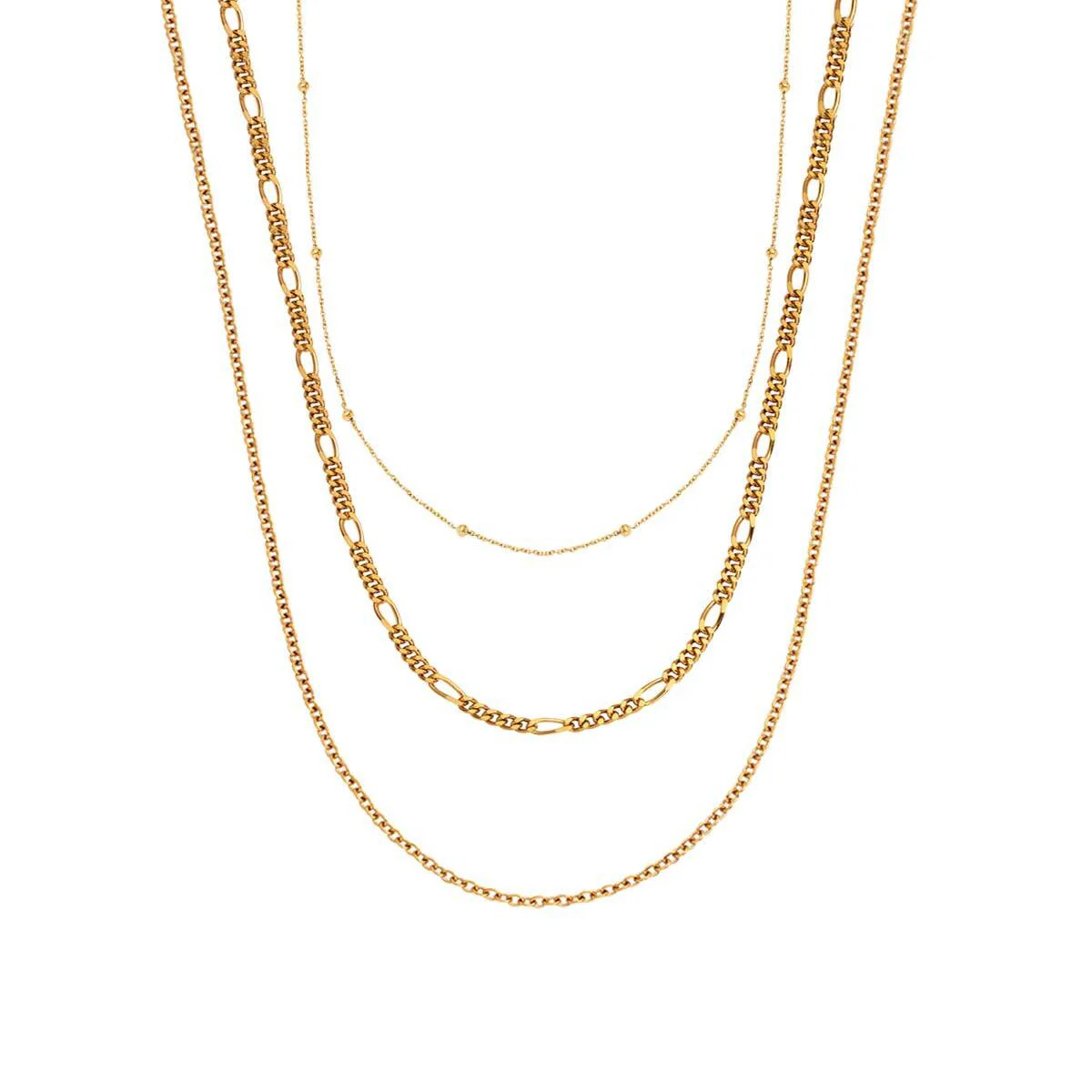 Fine Chain Layered Set (Gold) | Abbott Lyon