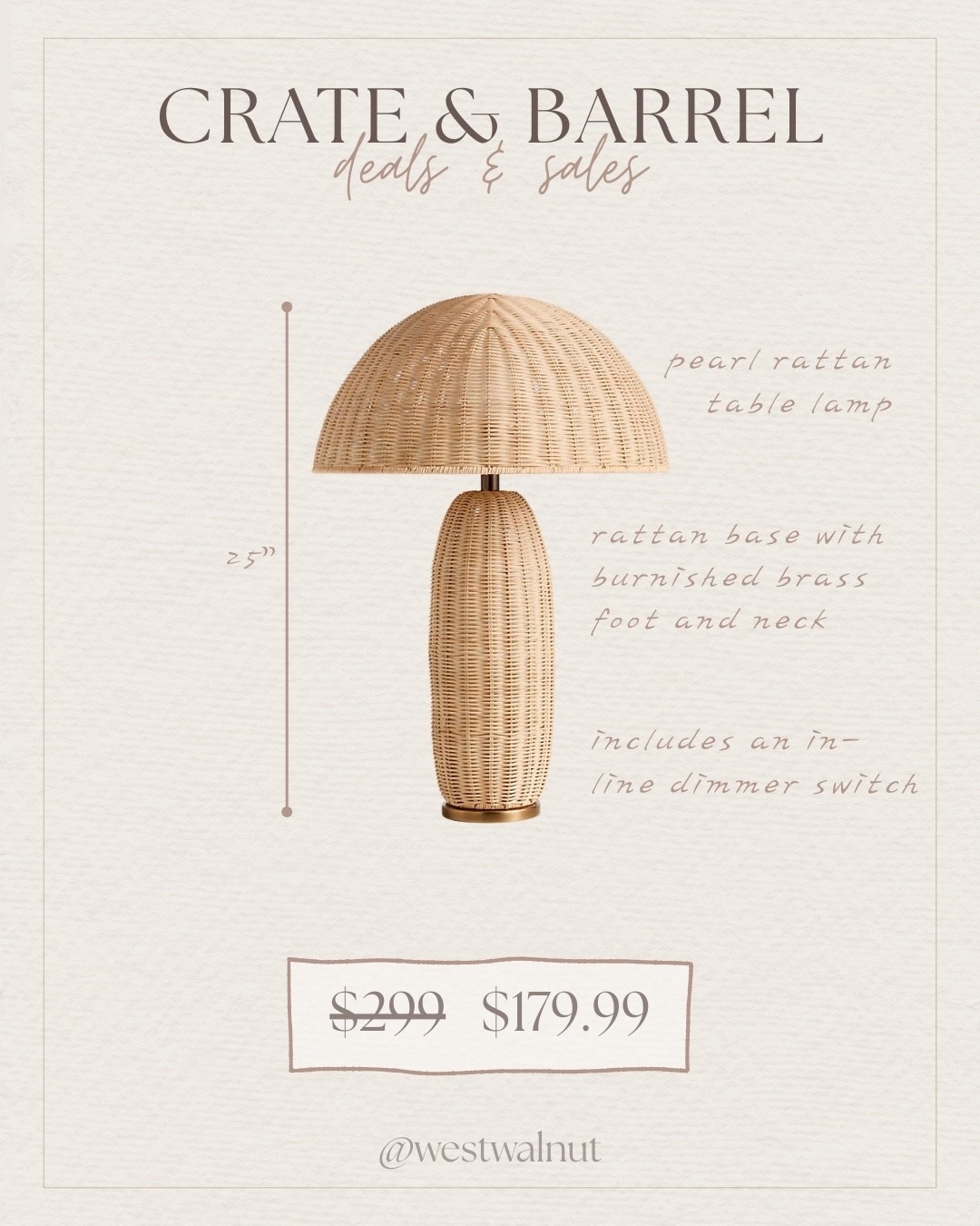 I absolutely adore Crate & Barrel, but since it’s more of an upper-tier brand, I always keep an eye out for their sales.

Right now, they have a few great ones happening, and after browsing, I’ve rounded up my top 9 favorites to share with you! 

These are pieces I genuinely love and would style in my own home, and the best part is snagging them at a discount. If you’ve been eyeing Crate & Barrel for a while, now is such a good time to shop!

#HomeDecorFinds #HomeDecor #CrateAndBarrel 

#LTKHome
