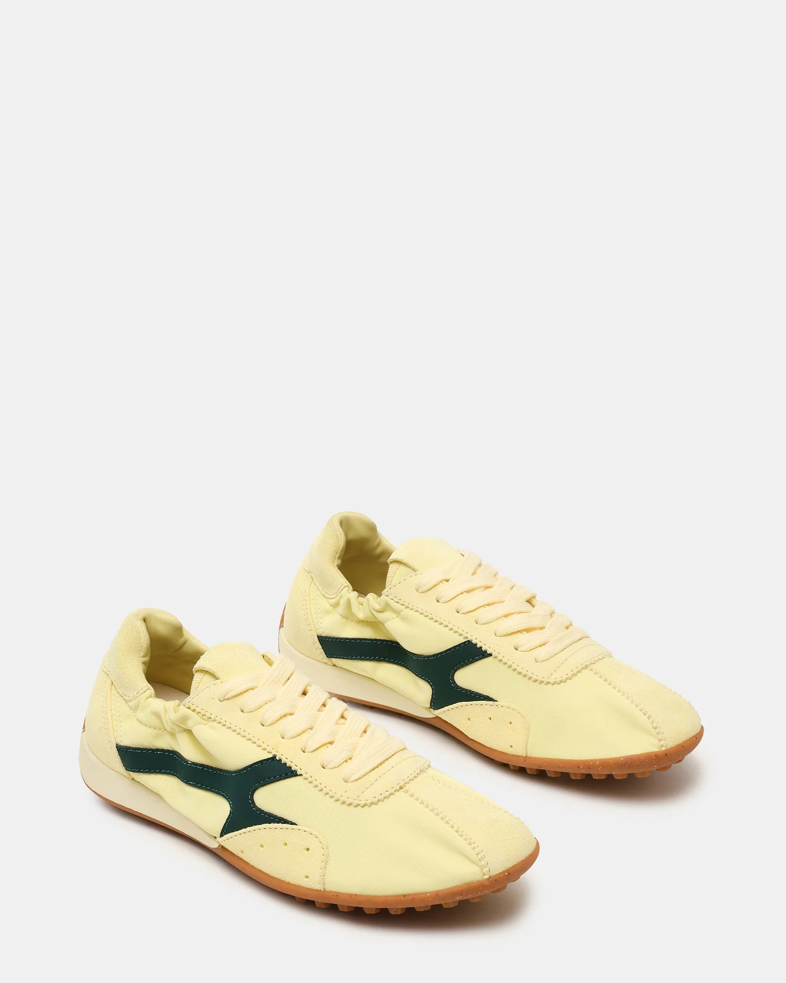 ZION Yellow Low-Top Lace-Up Women's Sneaker | Steve Madden (US)