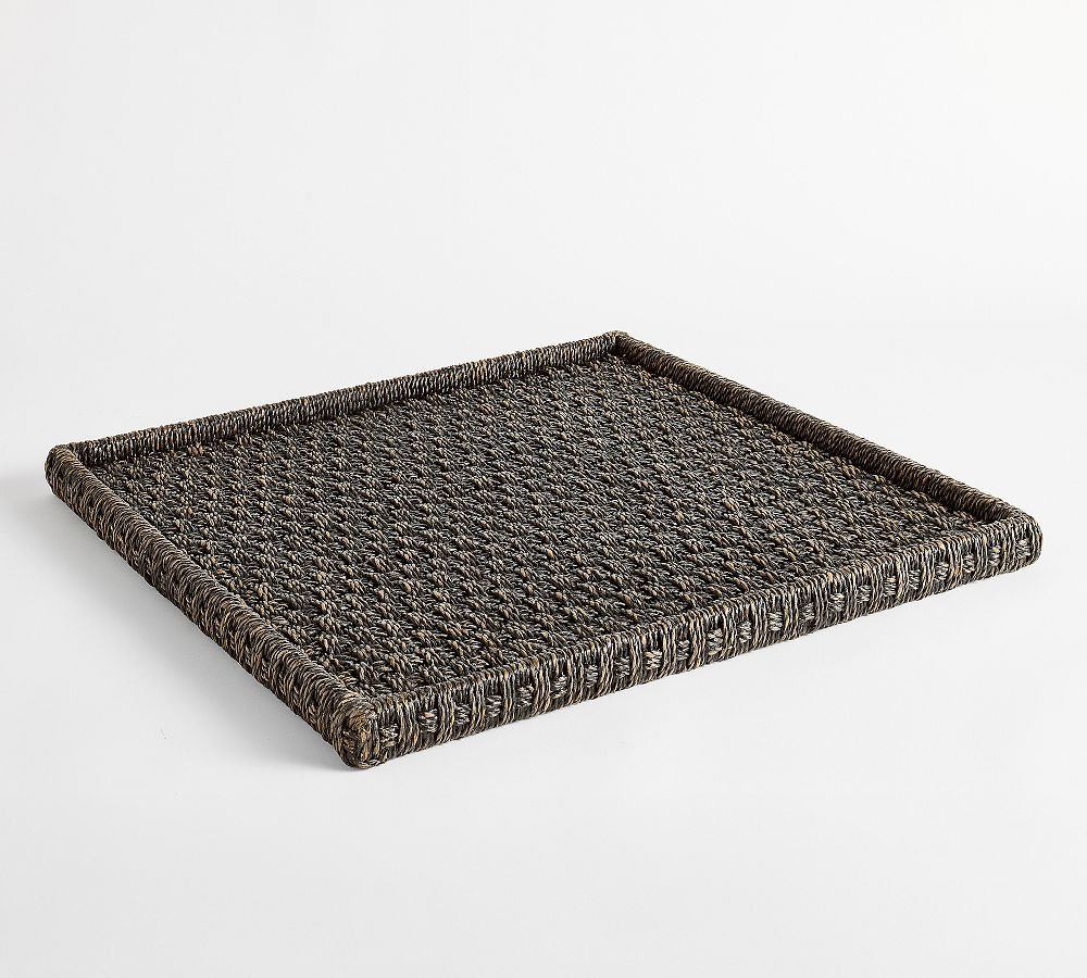 Capitola Handwoven Square Tray | Pottery Barn (US)