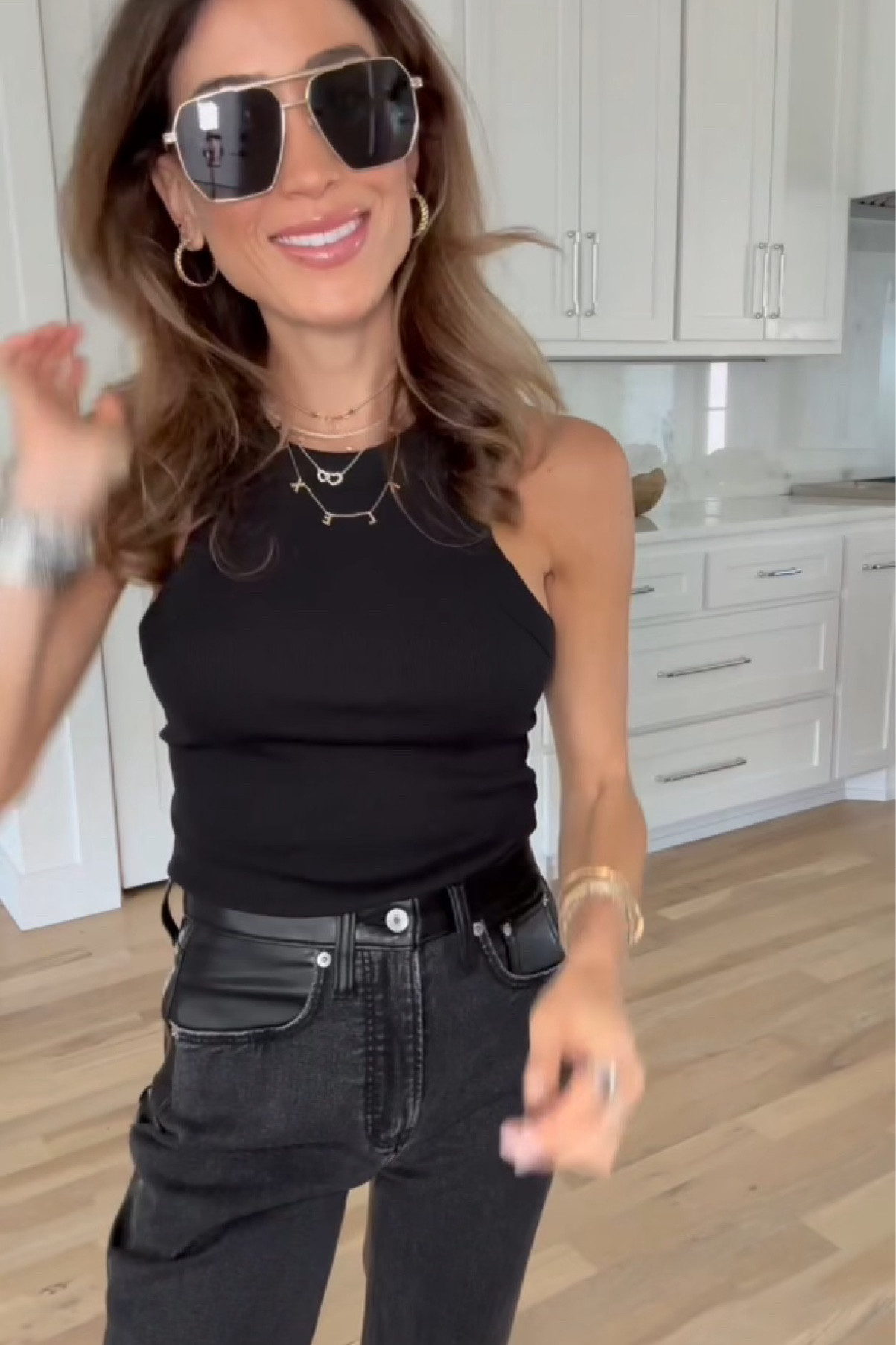 Gold framed Amazon sunglasses code SOJOSTWINS

#LTKsalealert #LTKfindsunder50 #LTKfindsunder100