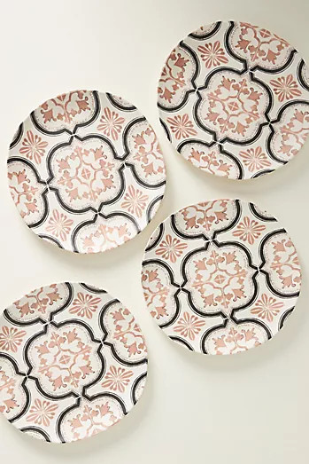 Villa del Sol Melamine Dinner Plates, Set of 4 | Anthropologie (US)