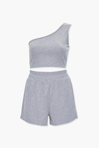 Crop Top & Shorts Lounge Set | Forever 21 (US)