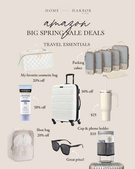 Travel essentials on deal for the Amazon Big Spring sale! Luggage, gadgets, packing must-haves, sunnies and more! 

#LTKSeasonal #LTKsalealert #LTKfindsunder100