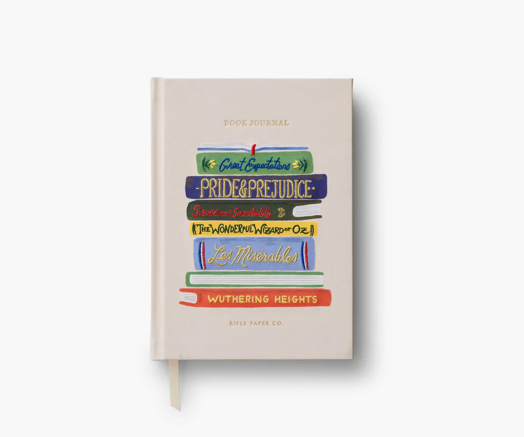 Embroidered Book Journal - Book Club | Rifle Paper Co.