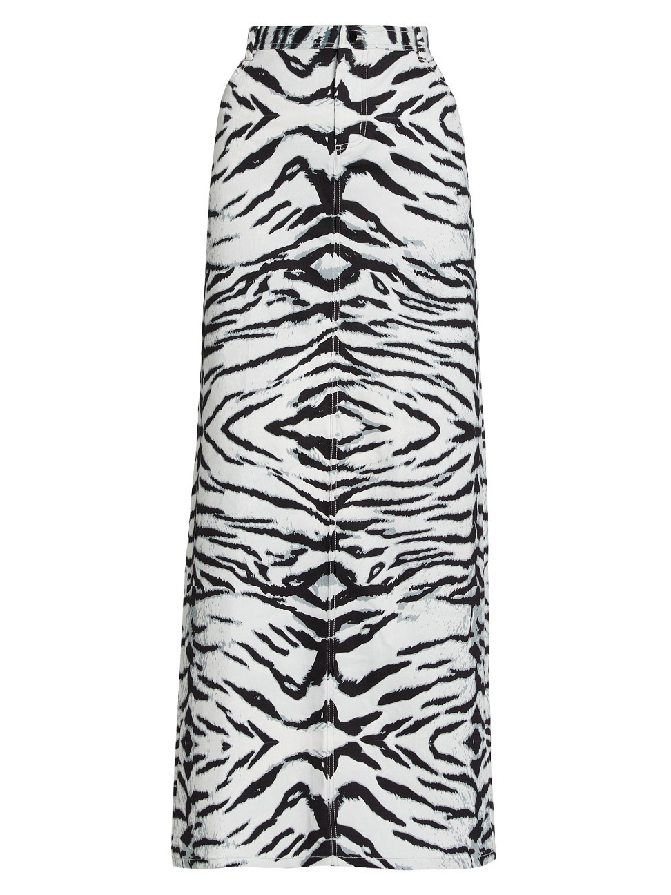 Women's Snow Tiger Denim Maxi Skirt - Black - Size 24 | Saks Fifth Avenue