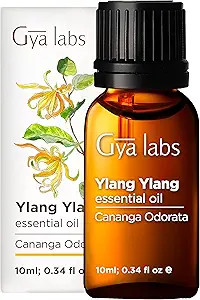 Gya Labs Ylang-Ylang Essential Oil (10ml) - 100% Pure and Natural Therapeutic Grade Ylang Ylang E... | Amazon (US)