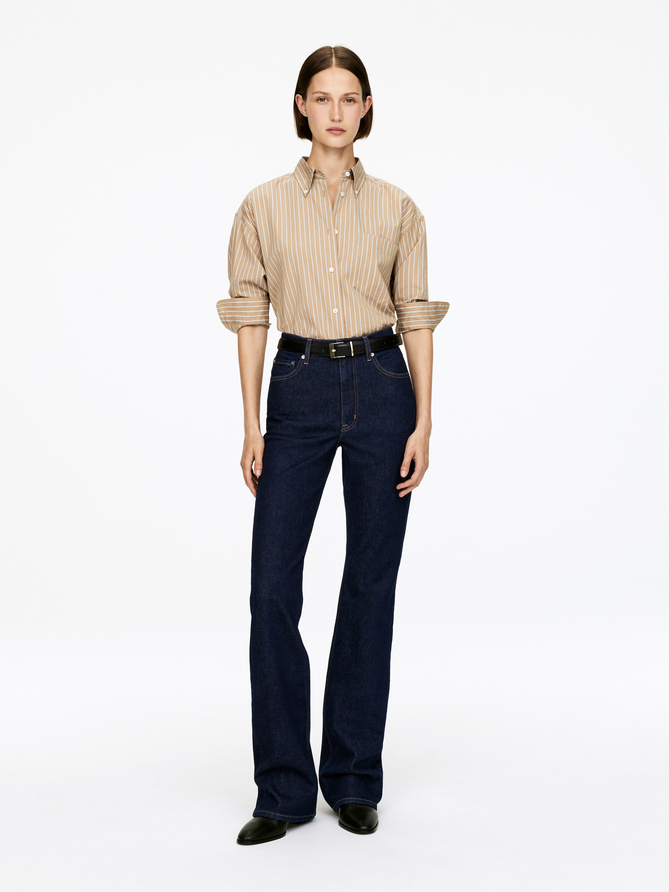 RAIN High Flared Jeans | H&M (UK, MY, IN, SG, PH, TW, HK)