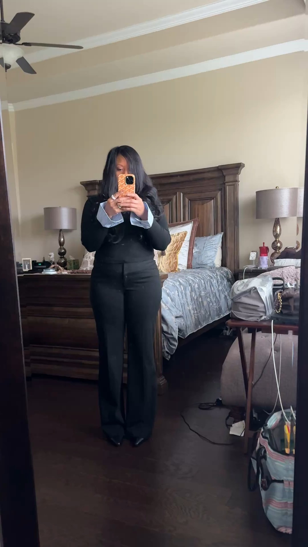 Work day work wear #commense top old express pants and Nine West boots 

#LTKOver40 #LTKSeasonal #LTKMidsize