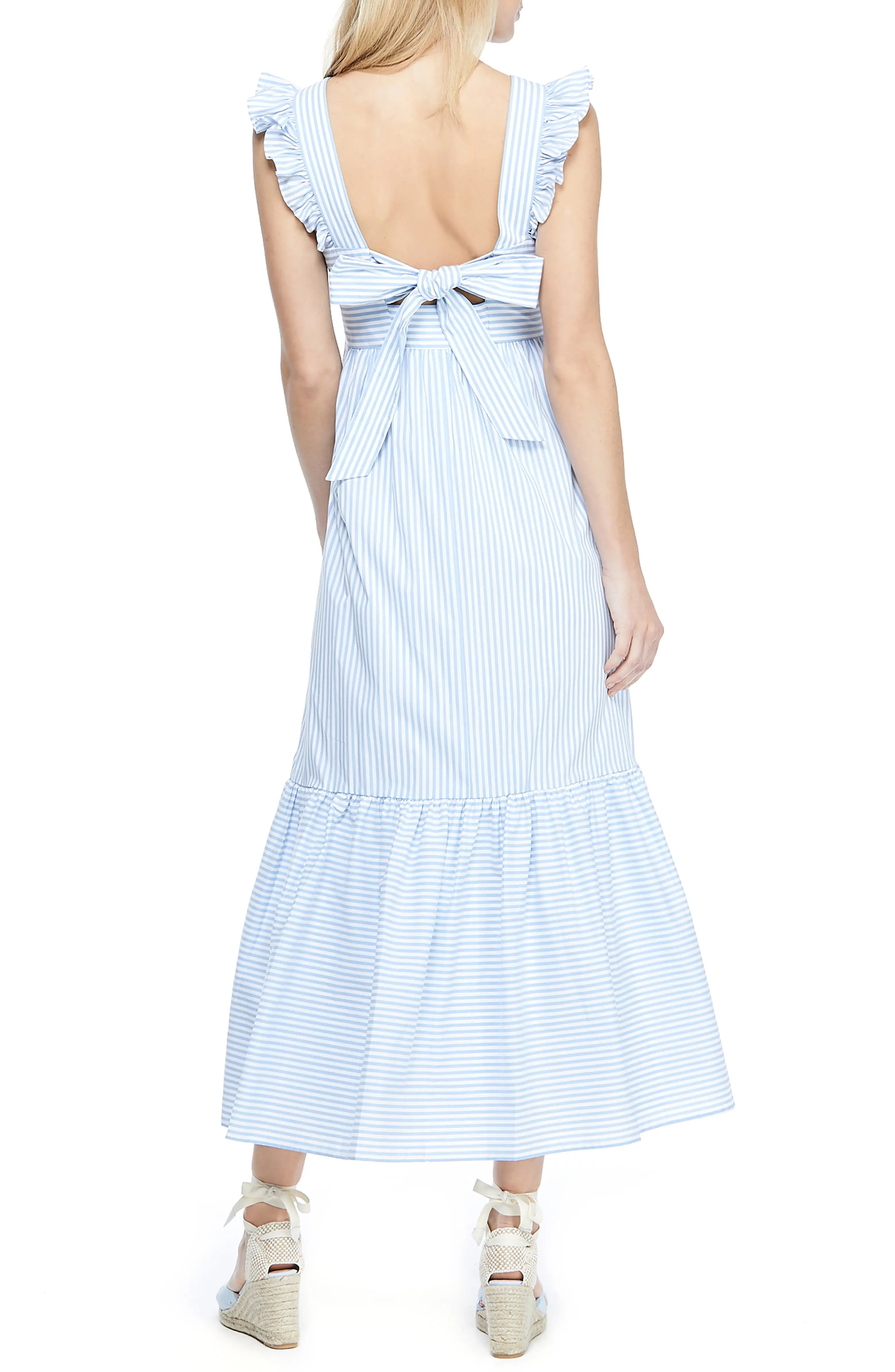 Jasmine Stripe Square Neck Maxi Sundress | Nordstrom