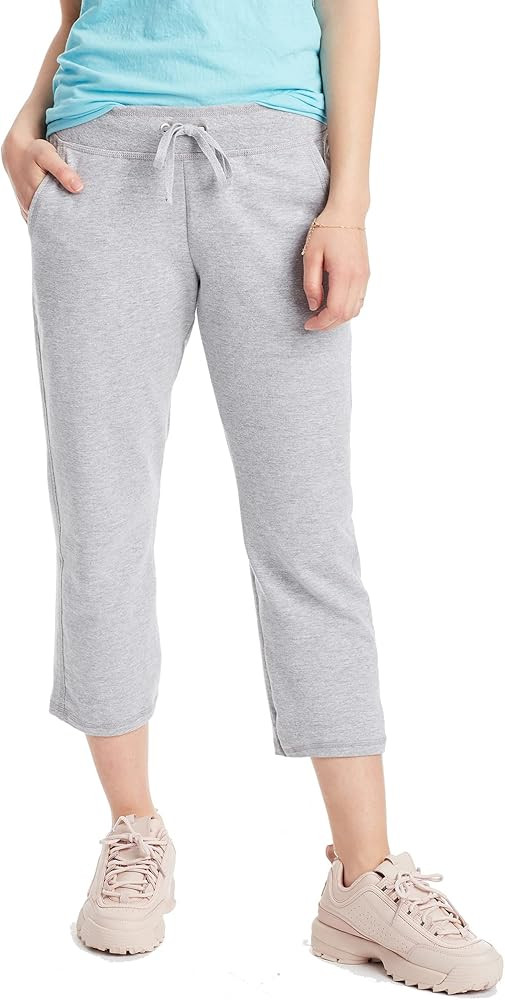 Hanes Women's Sweatpants, French Terry Capris, Women's Capri Joggers | Amazon (US)