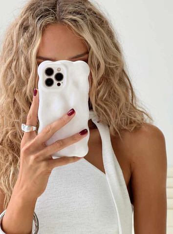 Maceline iPhone Case White / Pink | Princess Polly US