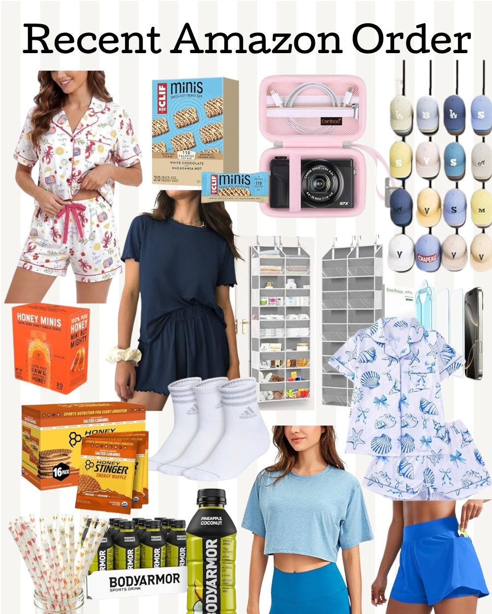 Recent Amazon Order ✨

Love a cute pajama set from Amazon. The seashell and lobster pajamas are so cute!! 🦞🐚

Adding a few snacks to my order are always a must. 

Time to organize a few things too!

#LTKdayinmylife #LTKActive #LTKHome