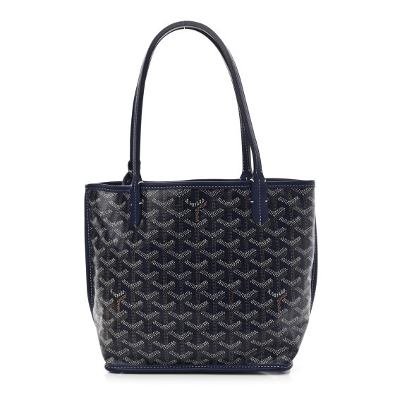 Goyardine Reversible Mini Anjou Navy | FASHIONPHILE (US)