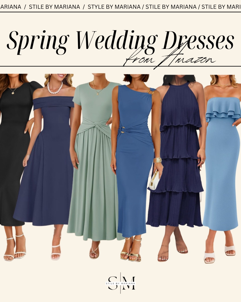 Spring wedding guest dresses from
Amazon under $100

#LTKSeasonal #LTKWedding #LTKValentine