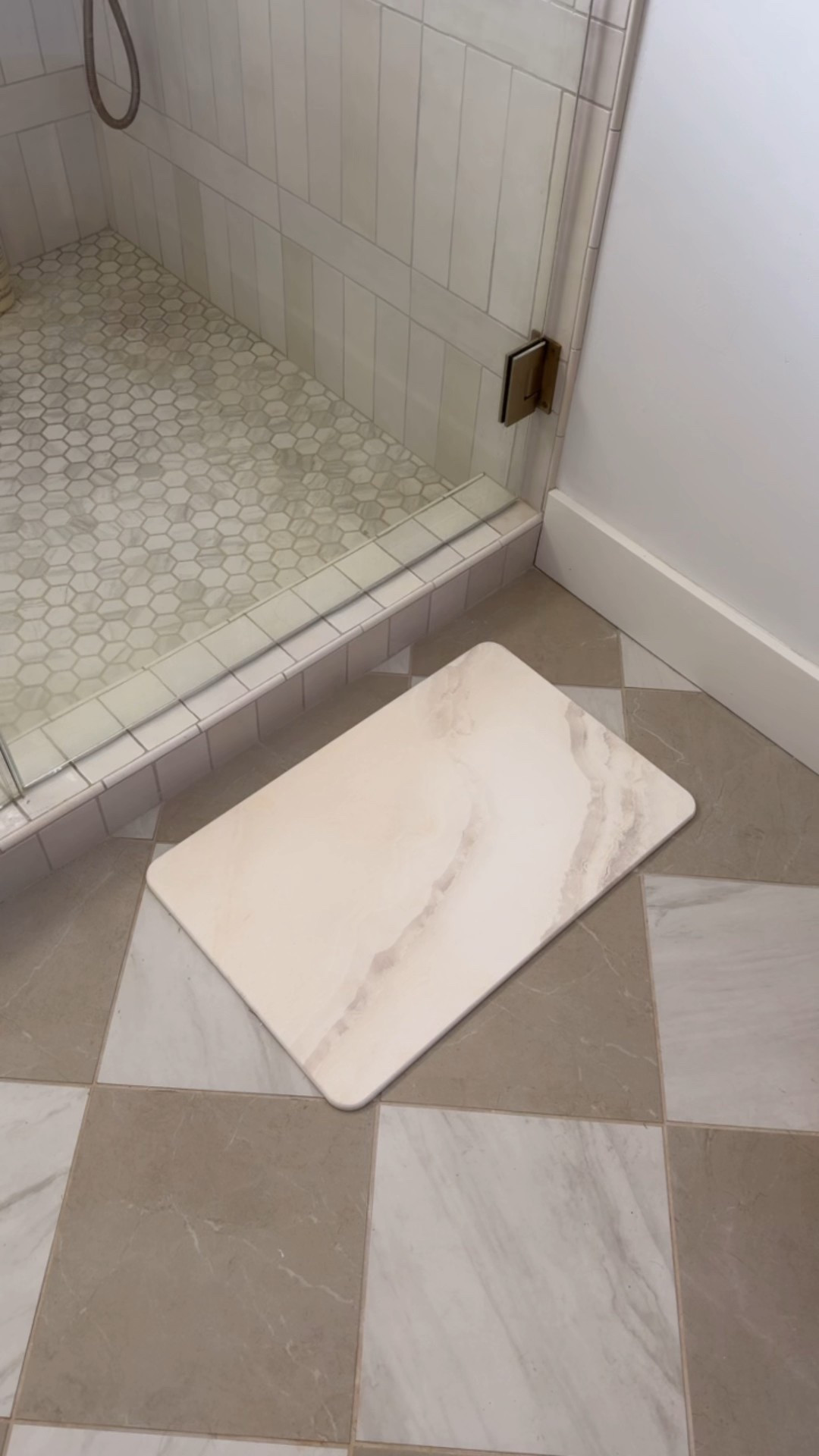 This stone bathmat absorbs water and dries in 60 seconds. It’s naturally antibacterial, mold and mildew resistant, and designed to last. 

#LTKHome
