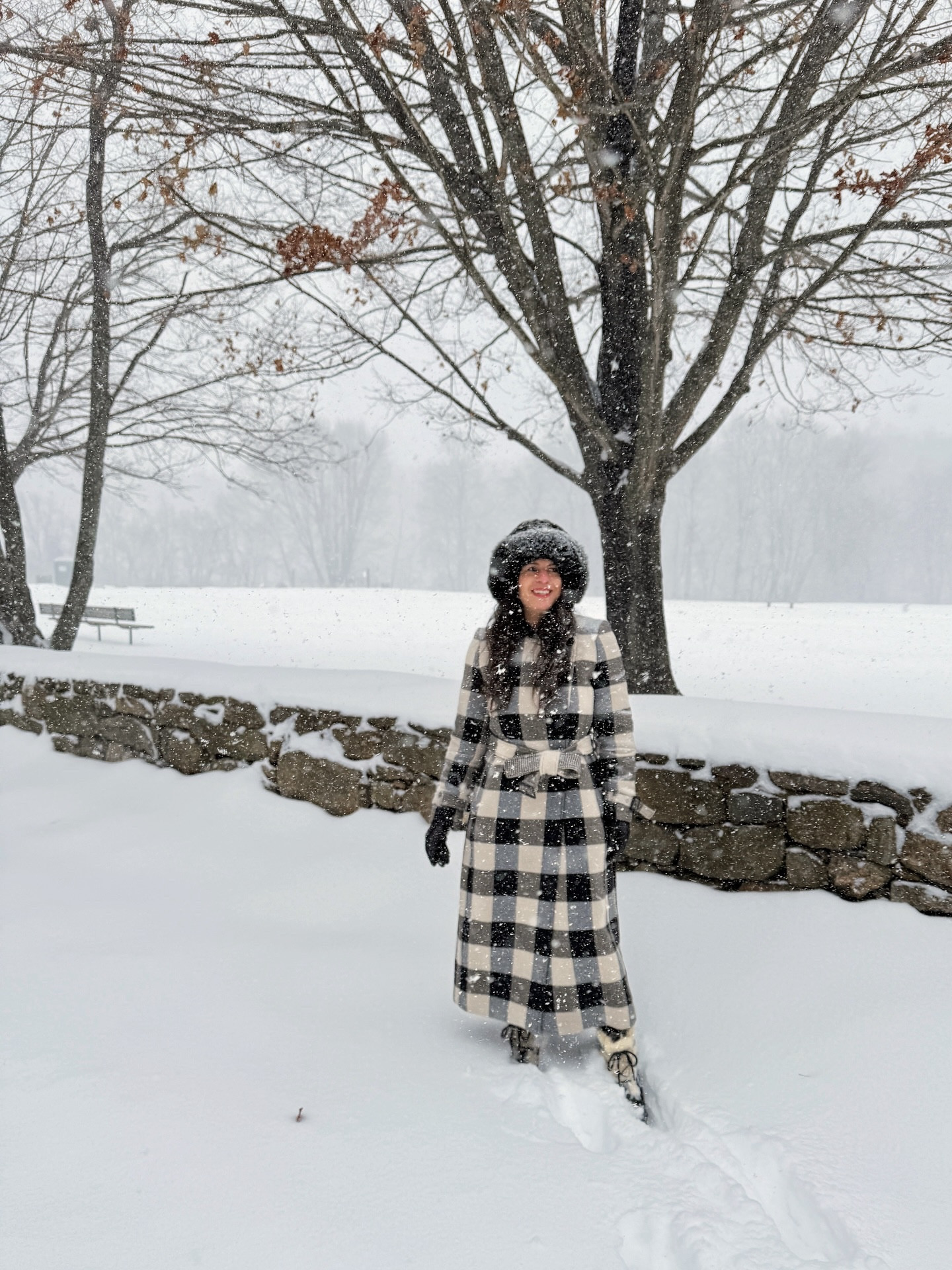 Took a little drive in a winter wonderland, just to make sure the Subaru could handle it. 

Coat @bananarepublic 
Boots @sorelfootwear 
Thrifted alpaca hat