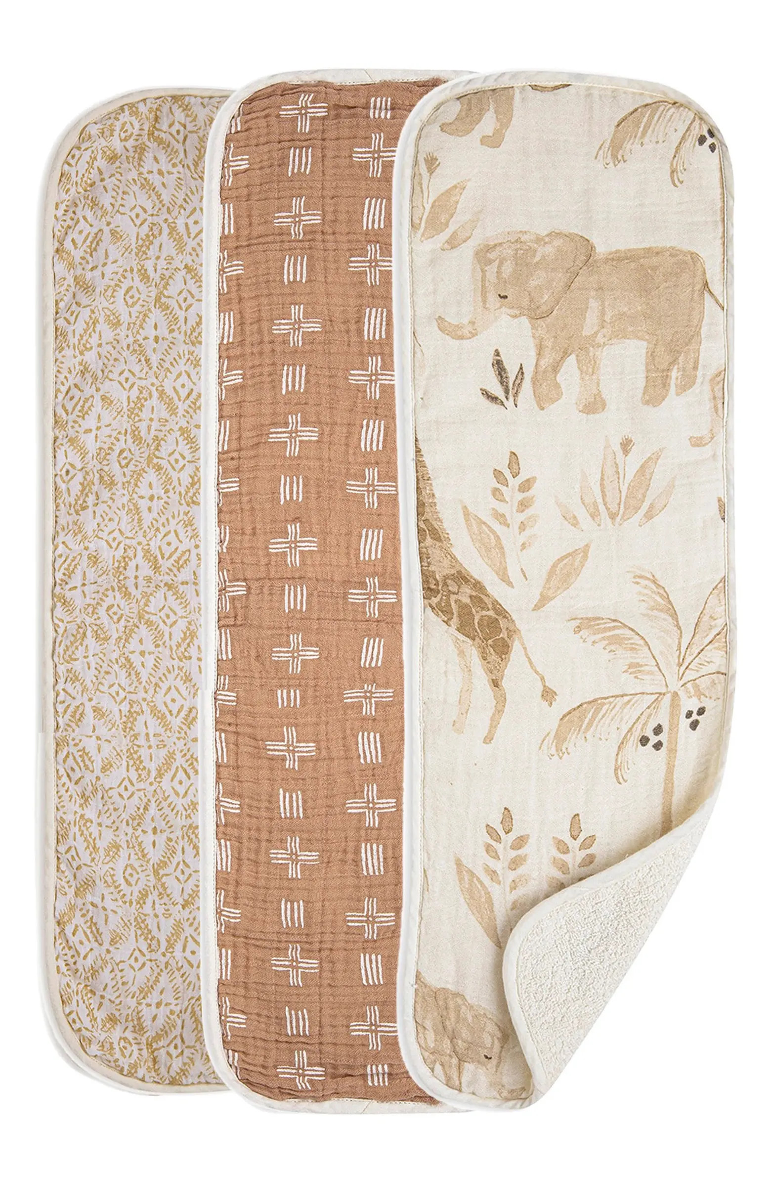 3-Pack Cotton Baby Burp Cloth Set | Nordstrom