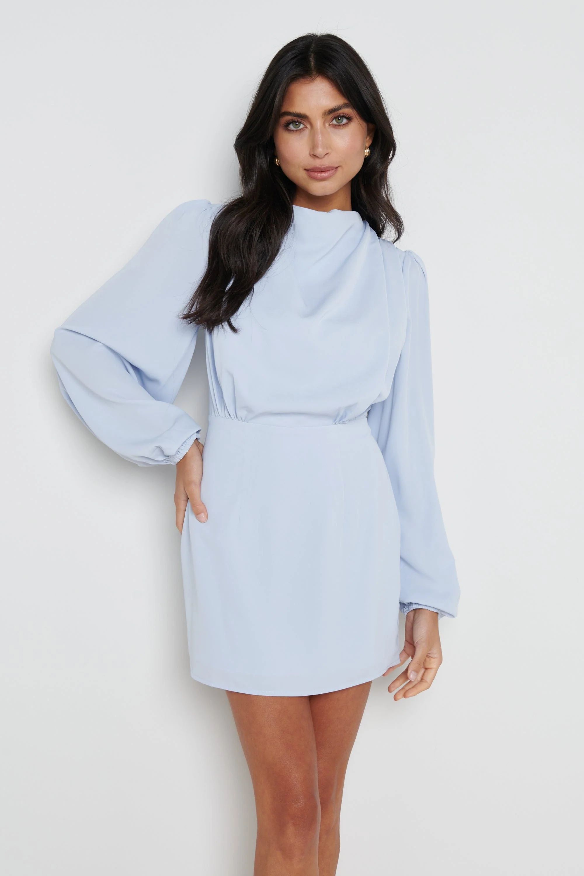 Rachel Pleated Mini Dress | Pretty Lavish (UK)