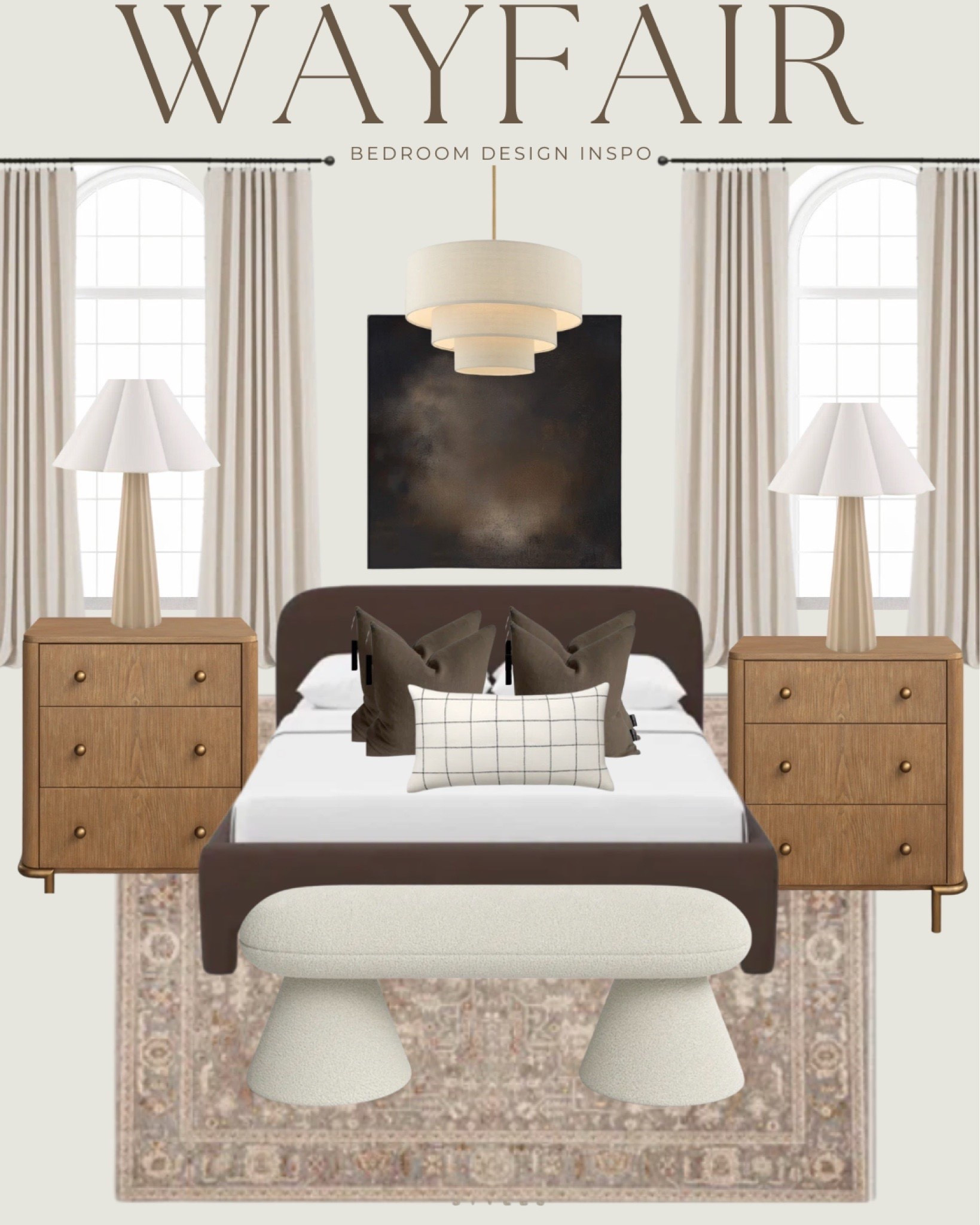 Moody meets modern in this dreamy bedroom design! Rich jewel tones, warm wood accents, and cozy neutral color palettes blend seamlessly to create the perfect balance of sophistication and comfort. This modern rustic bedroom makeover features elevated interior styling with luxe textures, ambient lighting, and timeless furniture pieces. 

#WayfairHome #BedroomDesign #ModernMoody #NeutralAesthetic #InteriorInspo #HomeDecorLover #MoodyInteriors #WayfairFinds #BedroomGoals #ModernRustic


#LTKFindsUnder100 #LTKHome #LTKStyleTip