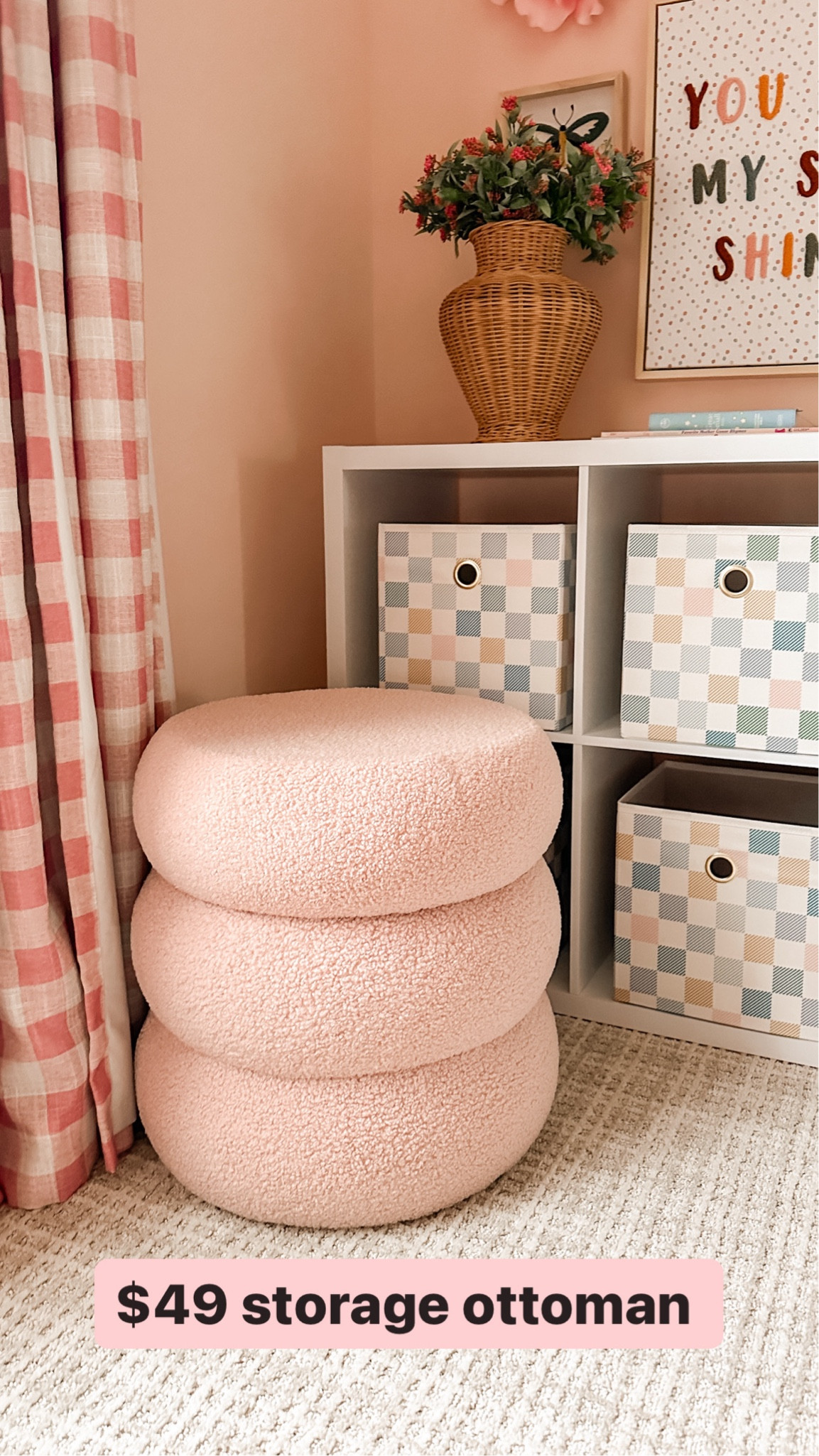 $49 storage ottoman from Walmart!! Comes in 3 colors  

#LTKHome #LTKKids #LTKBacktoSchool