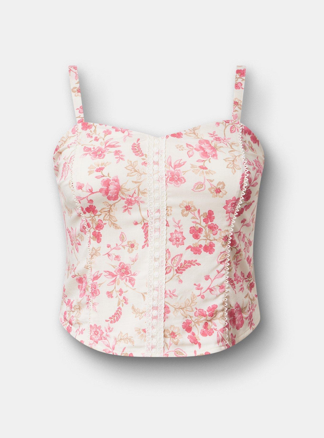 Corset Lace Trim Crop Top | Torrid (US & Canada)