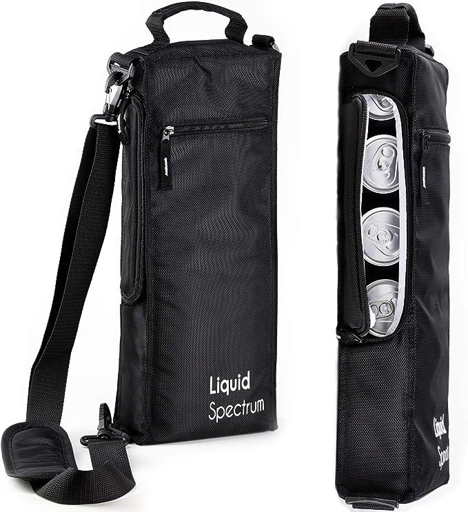 Liquid Spectrum Golf Cooler Bag - Soft Insulated Cooler Holds 6 Cans of Beer/Soda or 2 Bottles of... | Amazon (US)