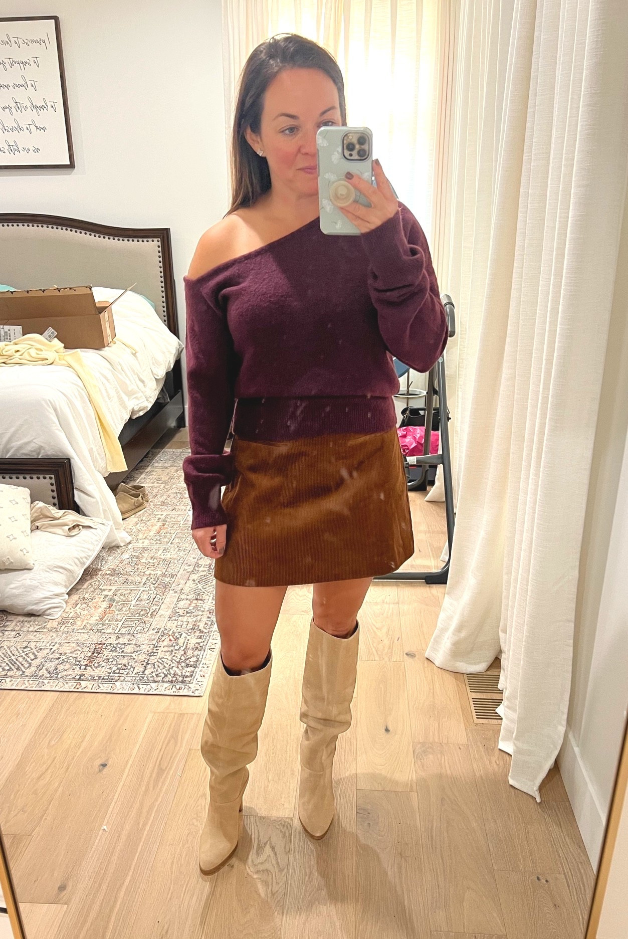 Thanksgiving outfit. Holiday outfit. Family picture outfit. Slouchy boots outfit. 

#LTKSeasonal #LTKHoliday