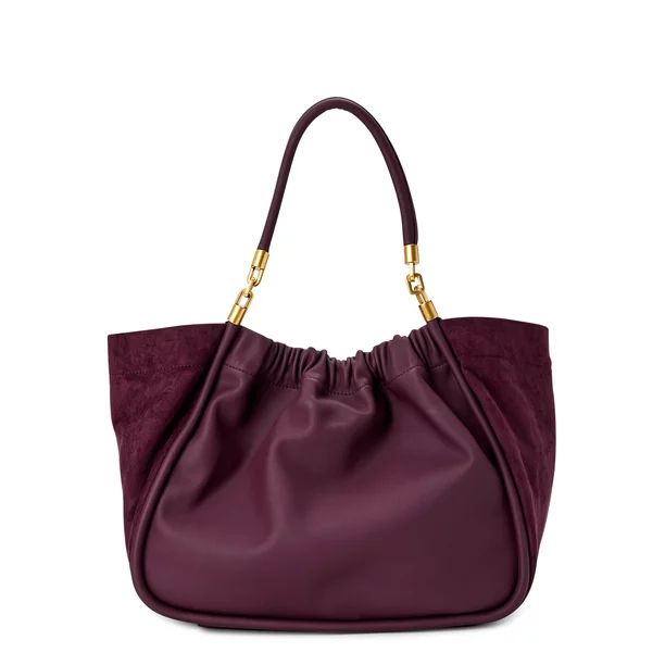 Scoop Women's Sueded Tote Bag Purple | Walmart (US)