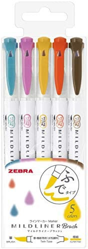 Zebra Pen Neutral Palette Set, Includes 8 Mildliner Highlighters and 2 ClickArt Markers, Assorted... | Amazon (US)