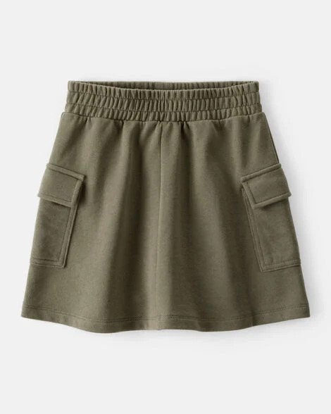 OshKosh B'gosh Girls French Terry Cargo Skirt - Green 10 Green | Carter's Inc