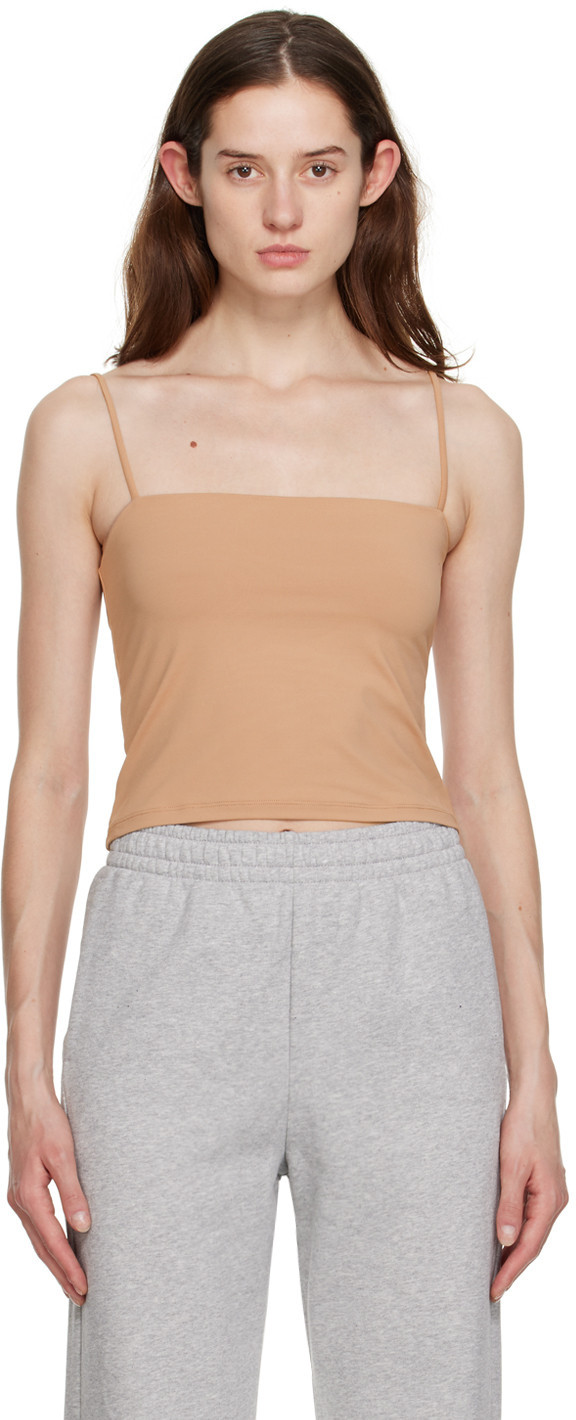 Filippa K Beige Spaghetti Strap Tank Top | SSENSE