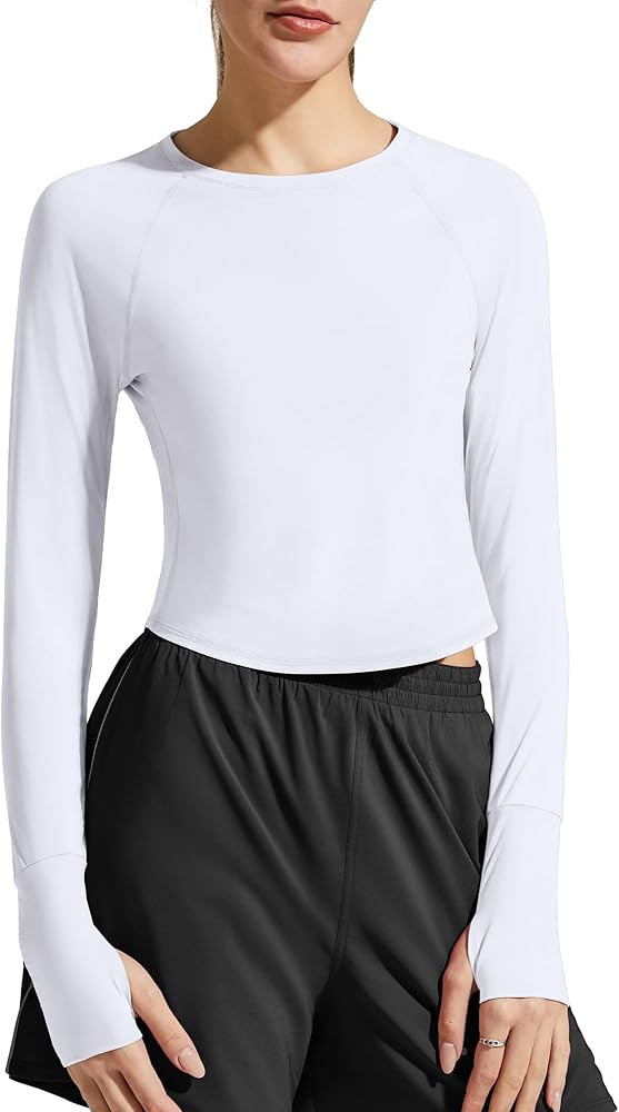 G4Free Women's UPF 50+ Long Sleeve Rash Guard Athletic Shirt | Amazon (US)