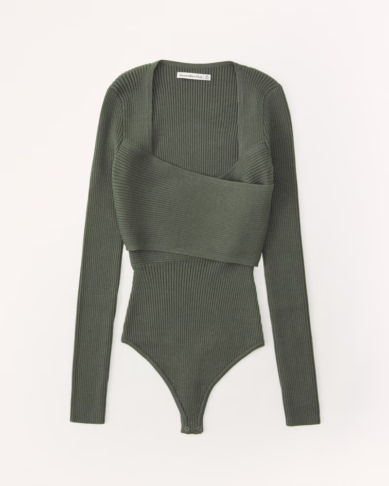 Women's LuxeLoft Wrap Bodysuit | Women's New Arrivals | Abercrombie.com | Abercrombie & Fitch (US)