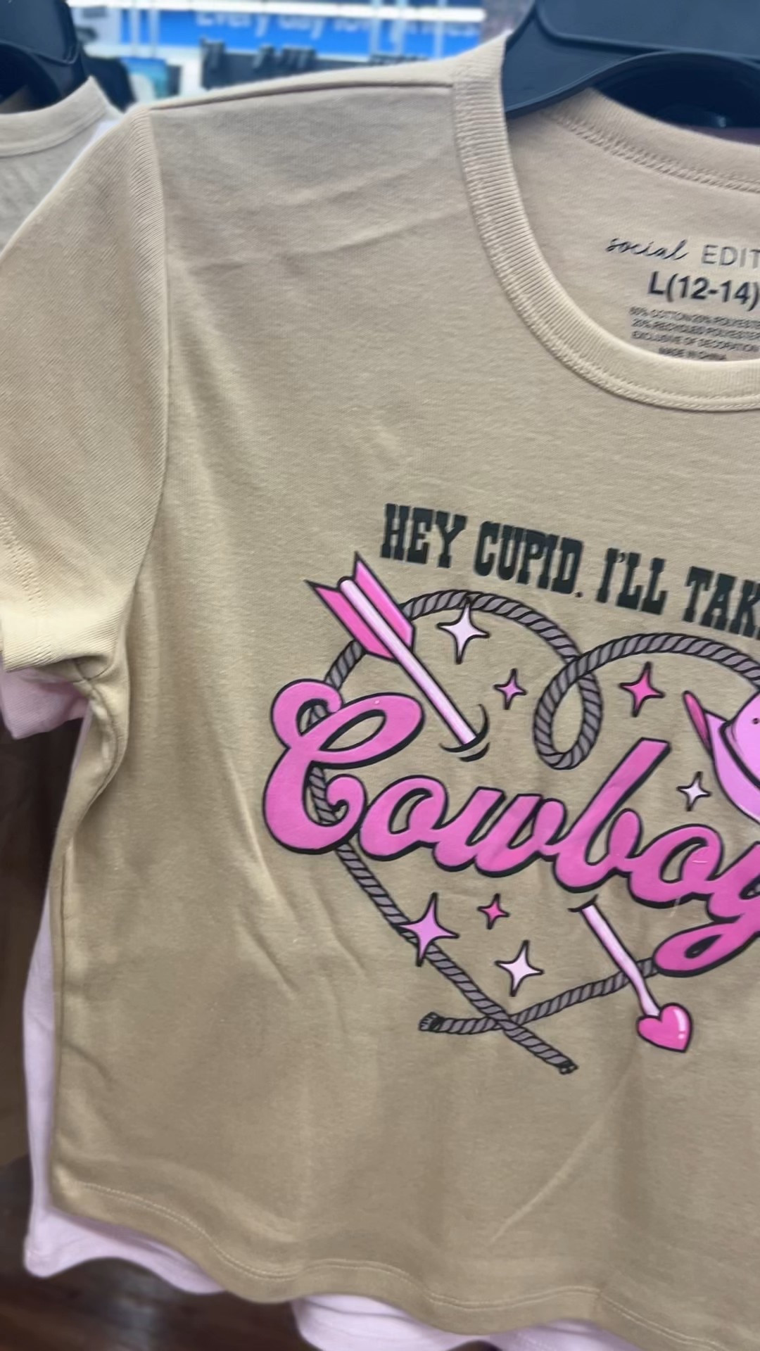 Fun Valentine’s graphic tee with a western twist ❤️ The “Hey Cupid Cowboy” graphic tee is an easy, casual pick for February outfits. Soft, comfy, and easy to style with jeans, leggings, or denim shorts.

Great option if you’re looking for a valentines womens outfit that feels relaxed, cute, and festive without trying too hard. Perfect for everyday wear, lounging, or casual plans. 

#LTKSeasonal #LTKMidsize #LTKValentine
