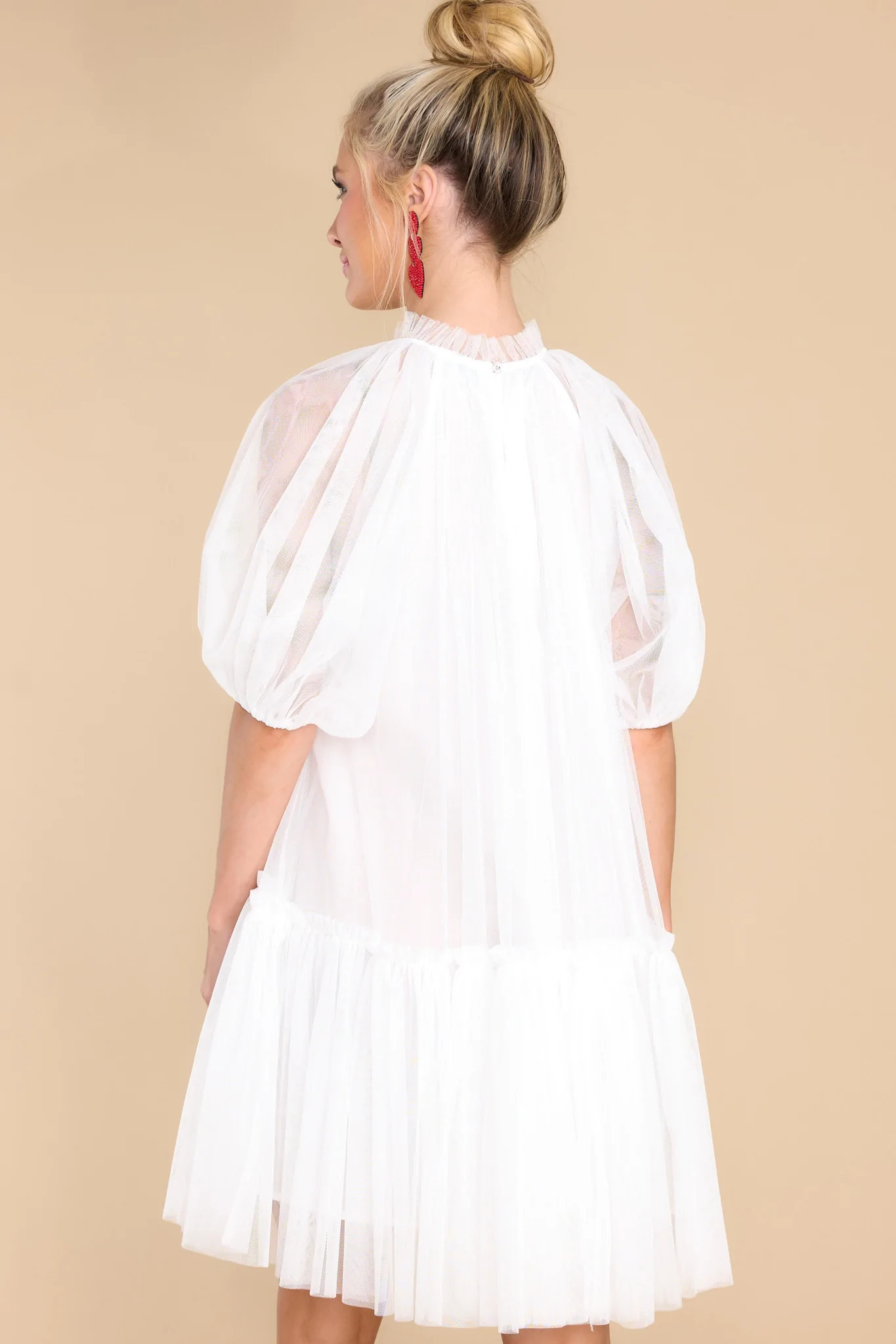 Everything I Ever Wanted White Dress | Red Dress 