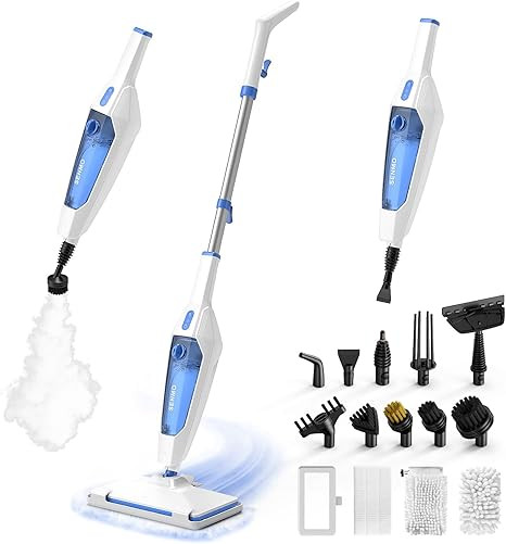 SENMO Steam Mop, 14-in-1 Detachable Steam Cleaner for Home and Floor, 1300W 228°F Deep Cleaning ... | Amazon (US)