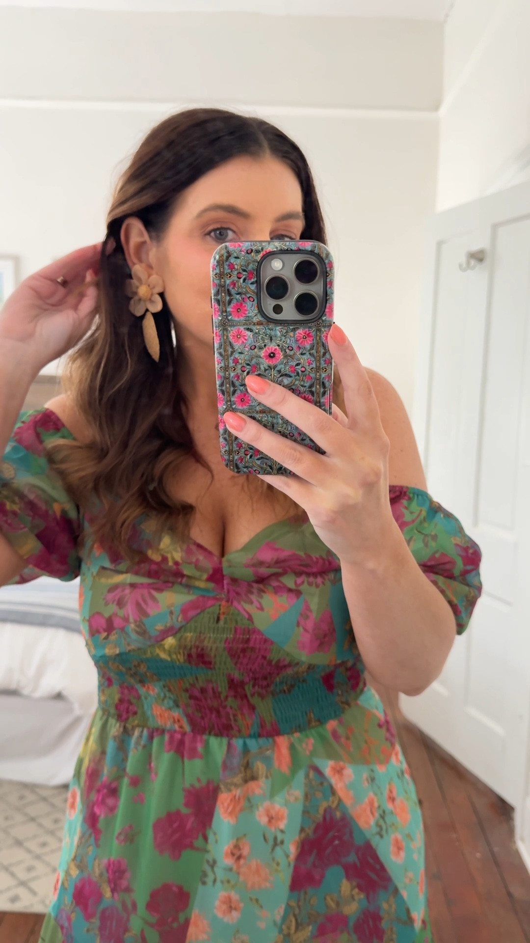 What I wore in Savannah - Amazon look for less dress, floral maxi dress, off the shoulder dress, spring dress, summer dress, graduation dress, date night dress, wedding guest dress 

#LTKFindsUnder50 #LTKWatchNow #LTKStyleTip